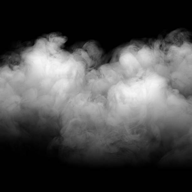Background of abstract grey color smoke. Background of abstract grey color smoke isolate on black color background. with copy space fumes photos stock pictures, royalty-free photos & images