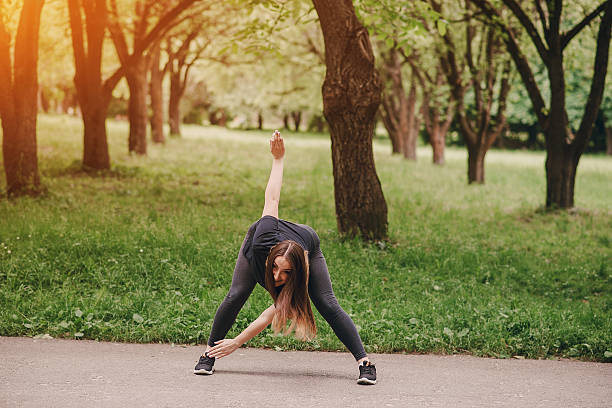 istock Fitness girl on a walk 587514580