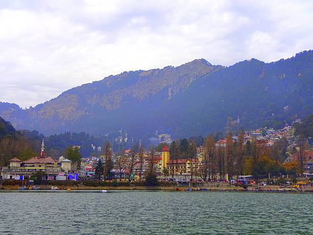 istock Nainital lake view from Boat. 587515112