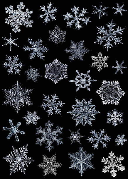istock Set of snowflakes vertical image 587515482