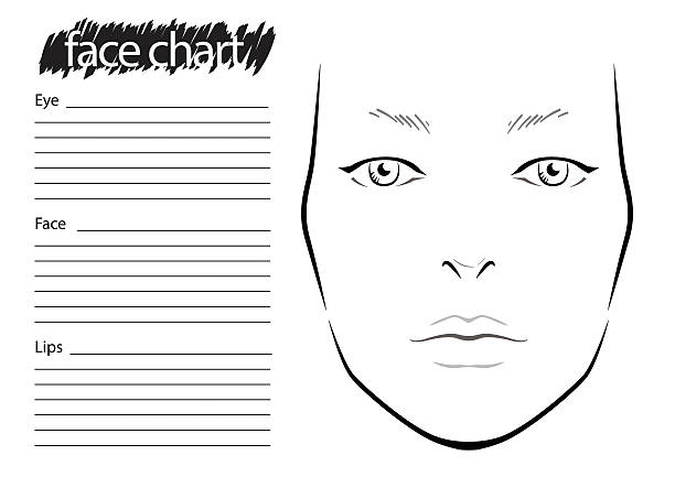 Face Chart - Banco de fotos e imágenes de stock - iStock Face Chart - Banco de fotos e imágenes de stock - iStock