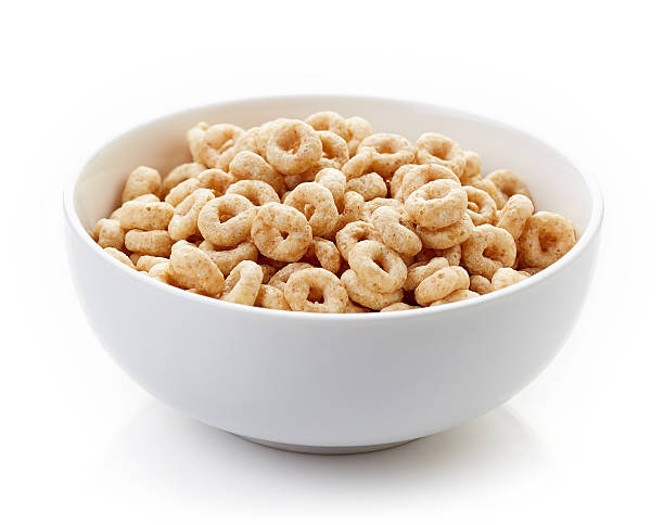 istock Bowl of Whole Grain  Cereal isolated on white 587517248