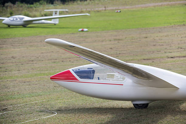 istock sailplanes on an airfield 587528402