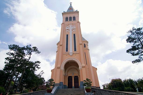istock The old Cathedral in Dalat, Vietnam 587537838