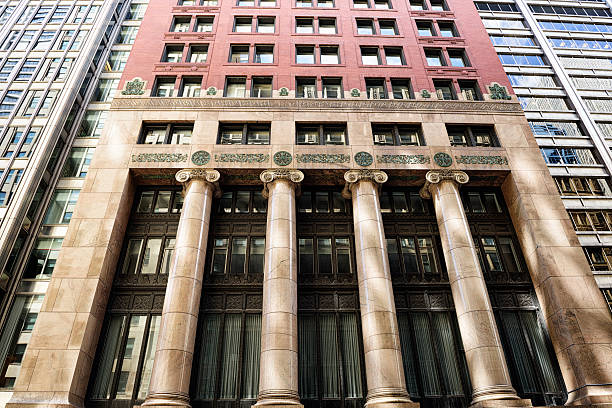 istock Old Bank Building,  downtown Chicago 587540316