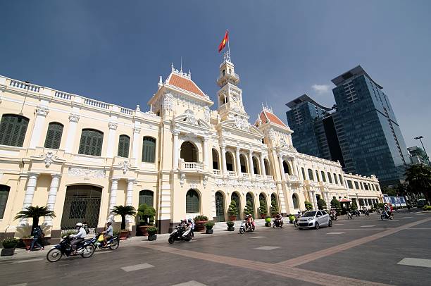 istock Ho Chi Minh City Hall in Saigon, Vietnam 587541320