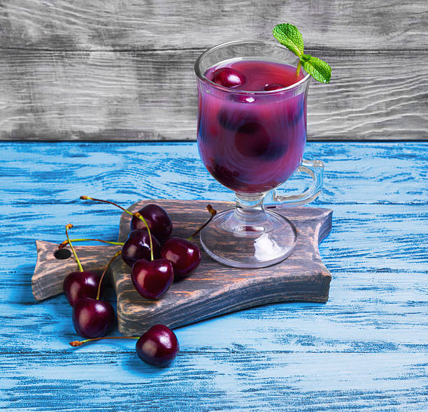 istock Summer fruit cocktail with fresh sweet cherries 587546784