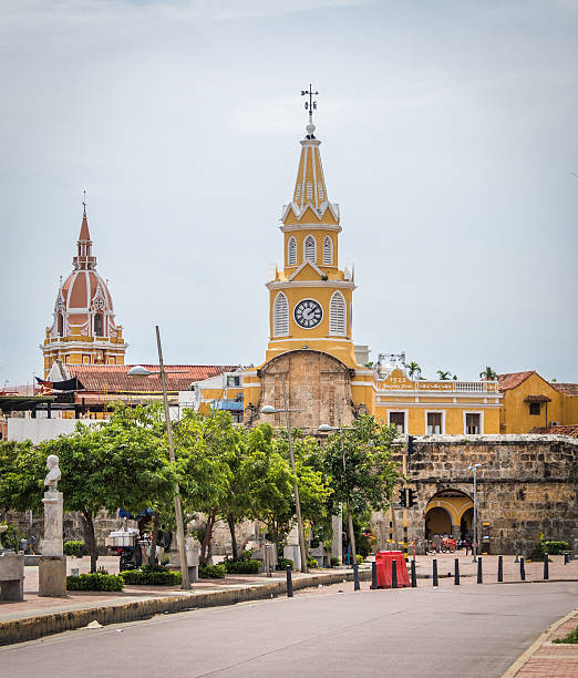 istock Clock Tower Gate - Cartagena de Indias, Colombia 587775682