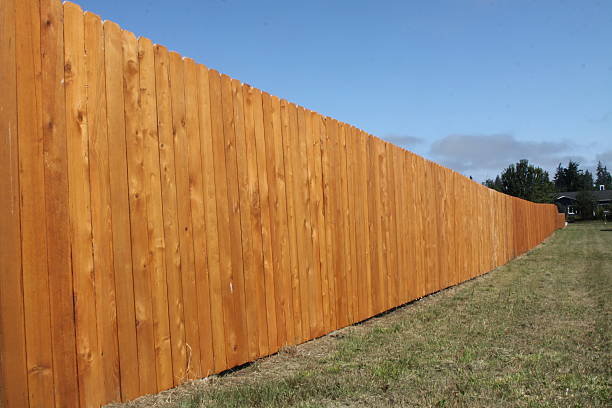 istock Brand New Fence 587775780