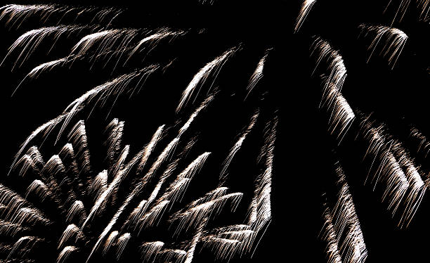 istock show with colorful fireworks in the dark night 587777524