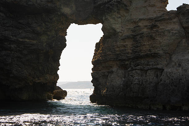 istock Rocky window to the sea 587780240