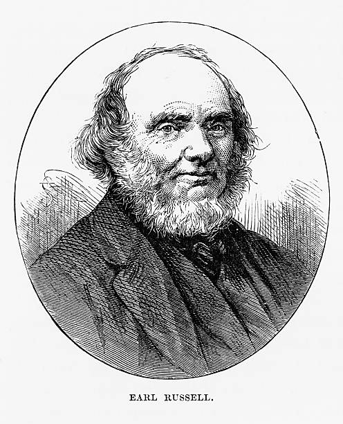 istock Earl Russell of Woburn, England Victorian Engraving, Circa 1840 587781228
