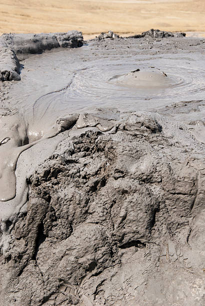 istock Muddy Volcanoes Reservation in Romania - Buzau - Berca 587781344