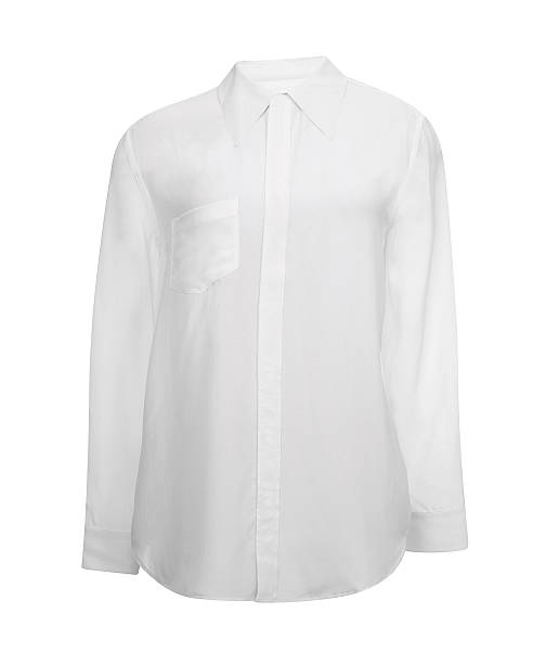 istock white shirt with long sleeves 587781346