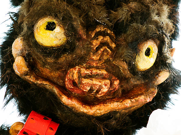 istock Monster, erysipelas, fur, souvenir toy, paint, expression 587781450