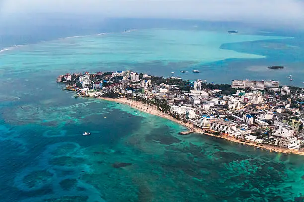 San Andrés island, province of Colombia located at the Caribbean Sea.