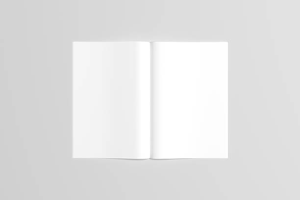 istock A4 Portrait Catalog / Magazine Mock-Up - Perfect Binding. Illustration 587787448