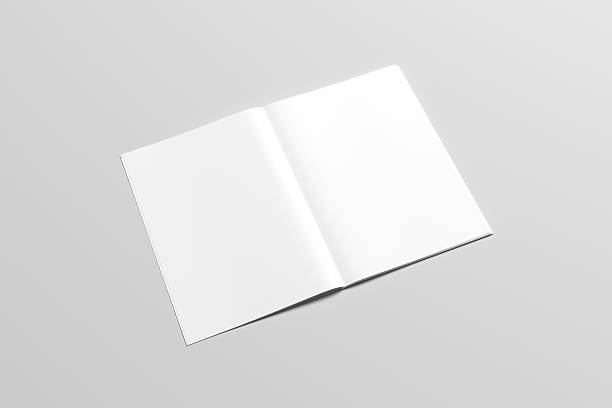 istock A4 Portrait Catalog / Magazine Mock-Up - Perfect Binding. Illustration 587787790