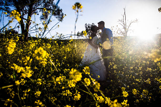 istock Bride and Groom Kissing 587788030