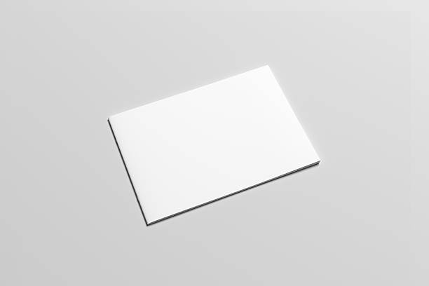 istock A4 Landscape Catalog / Magazine Mock-Up - Saddle Stitch. Illustration 587788088