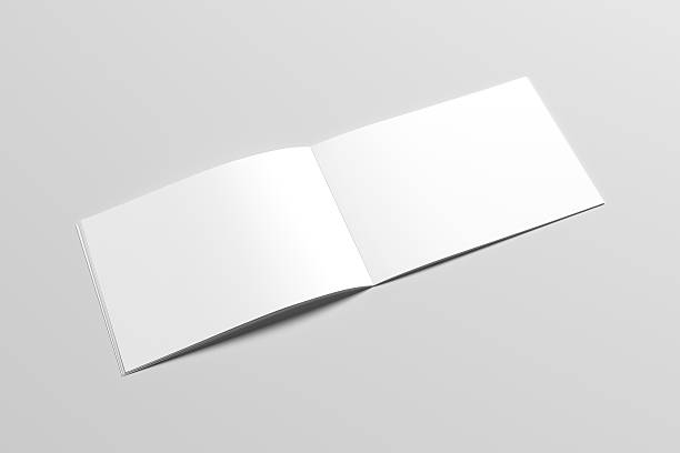 istock A4 Landscape Catalog / Magazine Mock-Up - Saddle Stitch. Illustration 587788144
