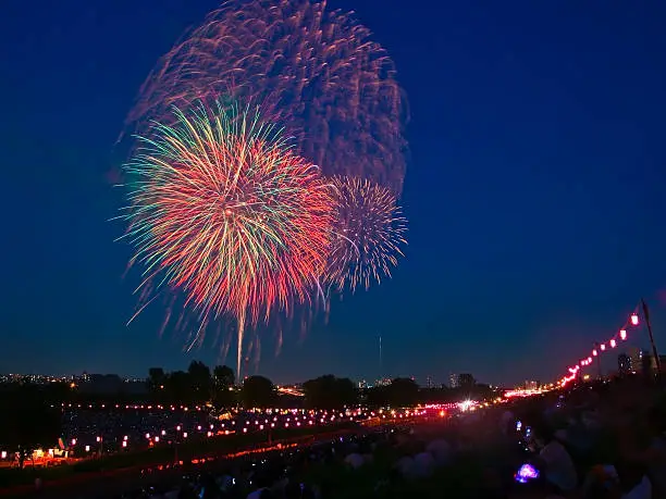 Photo of Itabashi Fireworks and Todabashi Fireworks 2016