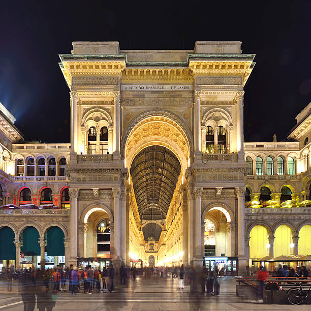 istock Galleria Vittorio Emanuele II at night 587793922