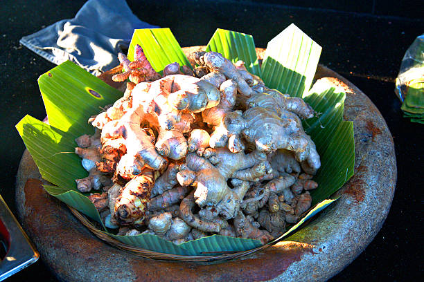 istock To prepare a large amount of ginger 587794078