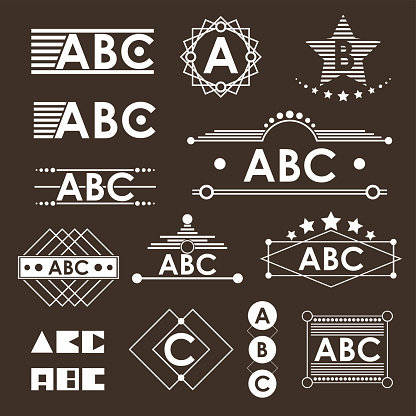 Abc Logo Vector Stock Illustration - Download Image Now - Abstract ...