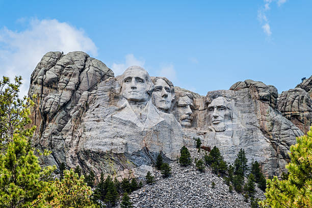 monte rushmore - mt rushmore national monument foto e immagini stock