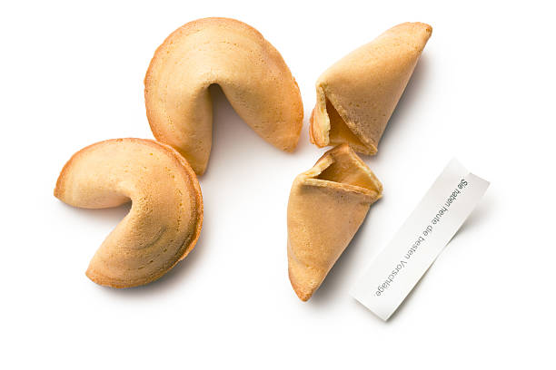 węże do ciastek - luck fortune telling cookie fortune cookie zdjęcia i obrazy z banku zdjęć