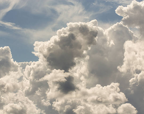 istock The mass of cumulus clouds. 587799570