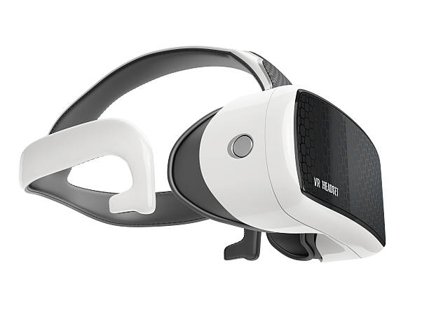 istock virtual reality headset with integrated headphones on white back 587805822
