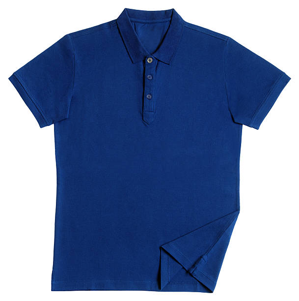 istock Polo shirt isolated on white background 587811520