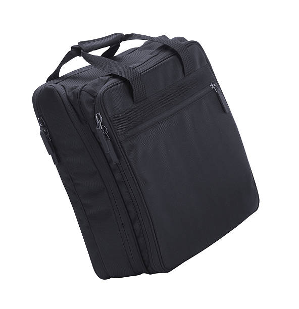 istock laptop Bag isolated on white 587816212
