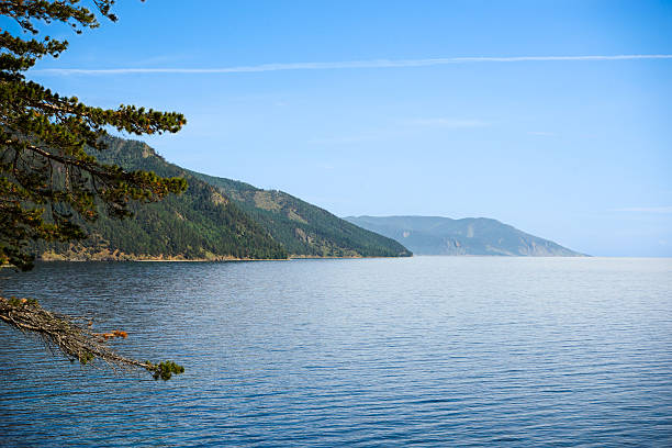 istock Baikal lake coast; near Listvyanka 587817808