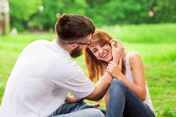istock Flowers in your hair 587818618