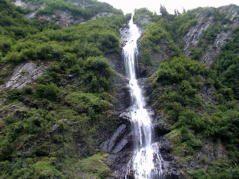 Bridal Veil Fall in Valdez, AK