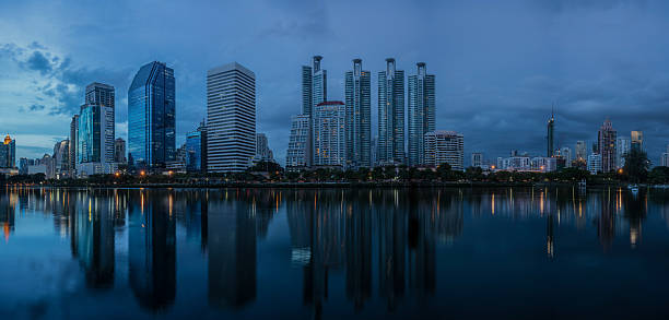 istock Panorama of Benchakitti park 587886342
