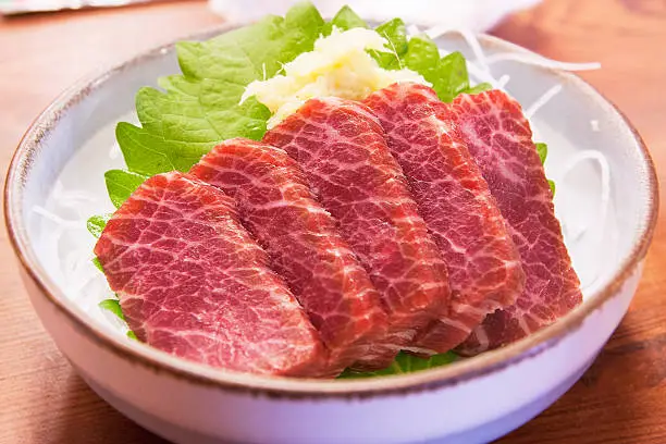 Photo of Horse sashimi is very delicious and popular