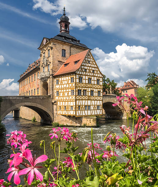 Old town hall in Bamberg (Germany) Old town hall in Bamberg over river Regnitz (Germany) bamberg photos stock pictures, royalty-free photos & images