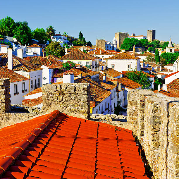View to Historic Center City of Obidos in Portugal