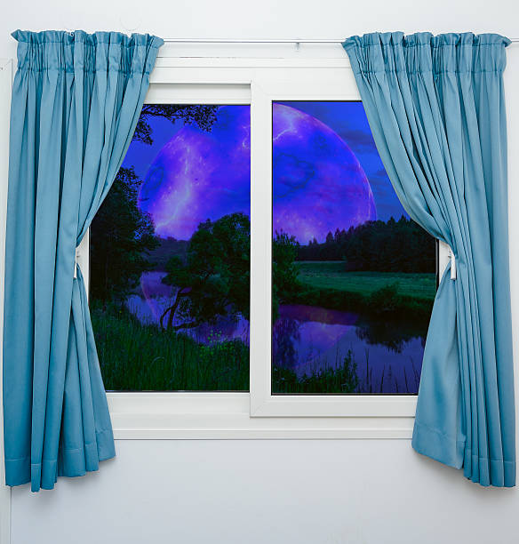 istock window view of the full moon 587902654