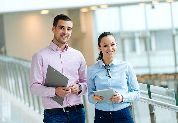 istock Young and successful business people 587903038