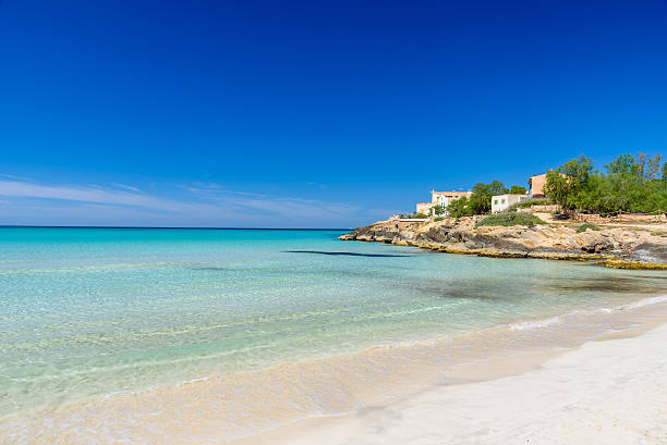 istock Beach Es Trenc - beautiful coast of Mallorca, Spain 587925206