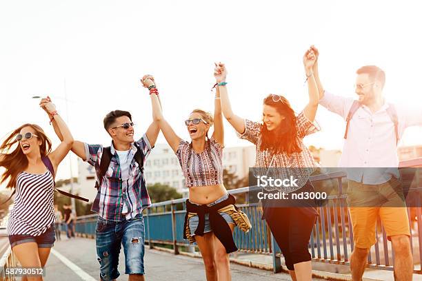 Happy Young People Having Fun Stock Photo - Download Image Now - Activity, Adult, Arts Culture and Entertainment