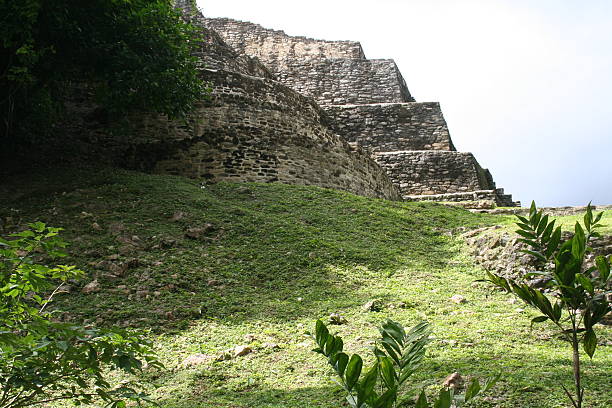 istock Mayan temple at Lamanai, Belize 587934446