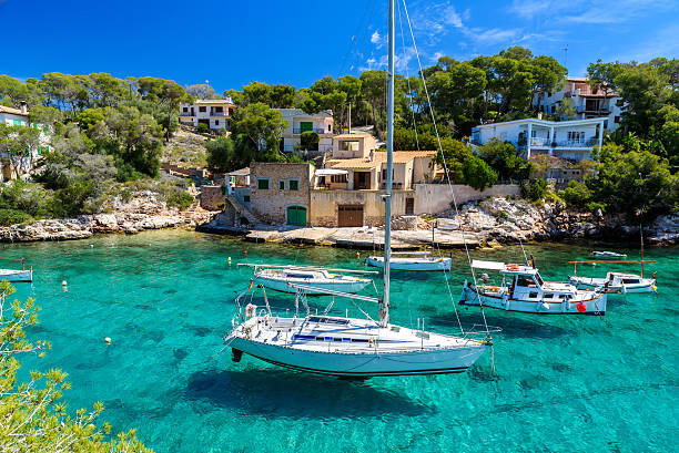 istock Beautiful coast of Cala Figuera -  Spain, Mallorca 587940204