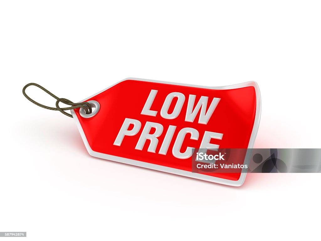 Shopping Tag Series -  LOW PRICE Price Tag Stock Photo