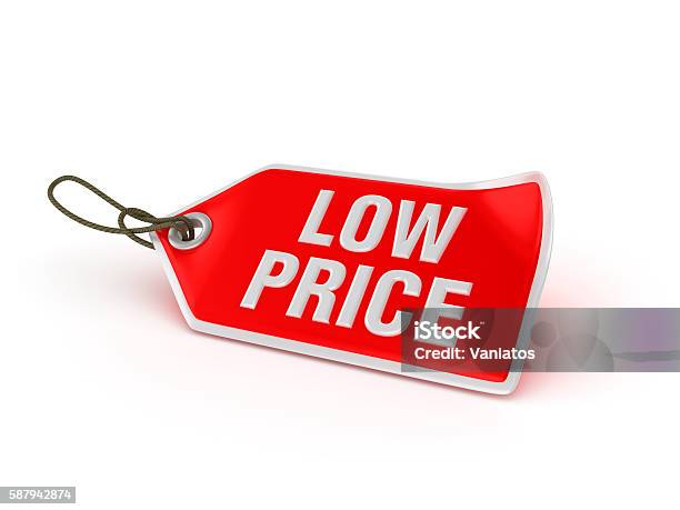 Shopping Tag Series Low Price Stock Photo - Download Image Now - Price Tag, Low, Business Finance and Industry
